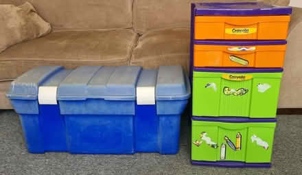Photo of free Plastic Toy Storage Boxes (TA1) #1