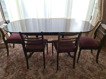 Photo of free Extending dining Table & Chairs (Preesall FY6) #2
