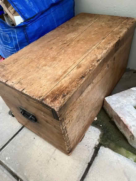 Photo of free Vintage Wooden Chest (Harding Street, Tenby) #1