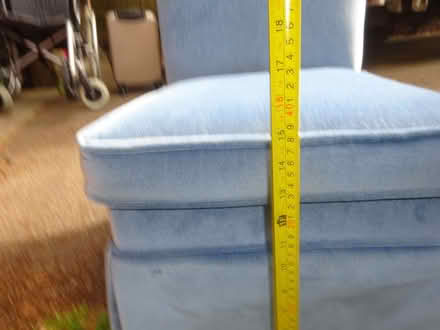 Photo of free Pale Blue Fabric Chair. (Royal Wootton Bassett SN4) #3