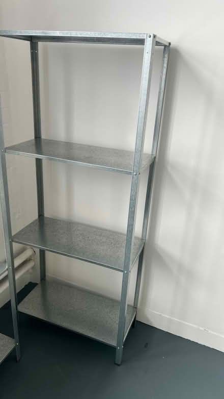 Photo of free Metal shelving units (North Acton, NW10 6TD) #4