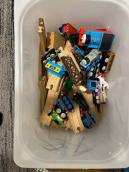 Photo of free Trains and wooden tracks (Ballyogan) #1