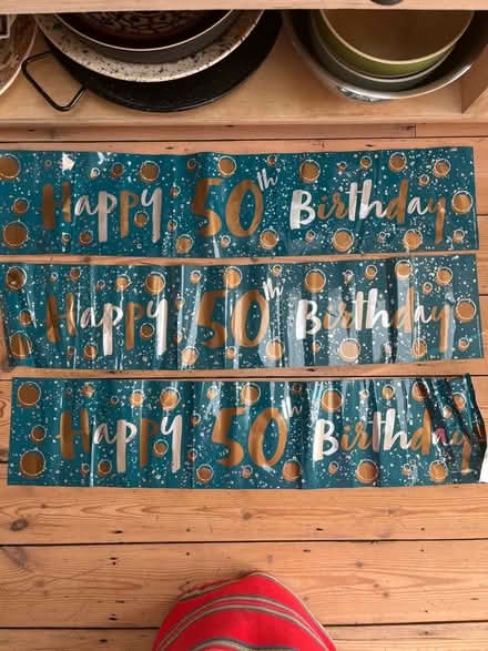 Photo of free Happy 50 banners - 3 (BN41) #1