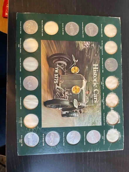 Photo of free Incomplete Historic cars coins (Hatch Warren RG22) #1
