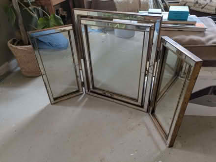 Photo of free Antique vanity folding mirror (Penrith CA11) #1