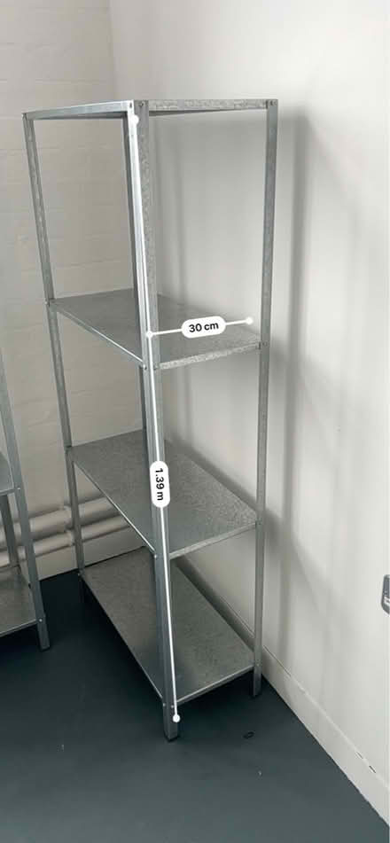 Photo of free Metal shelving units (North Acton, NW10 6TD) #2