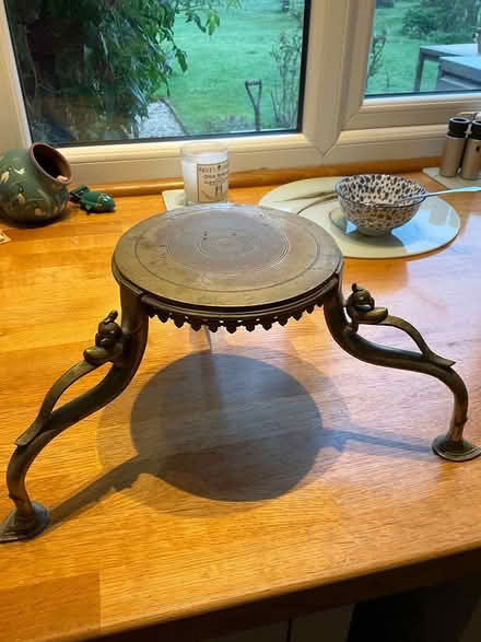 Photo of free Brass plant/pot stand (Erlestoke Devizes SN10) #1