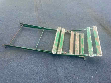 Photo of free 2 Antique French bistro garden chairs, need repairing (Bevendean BN2) #3