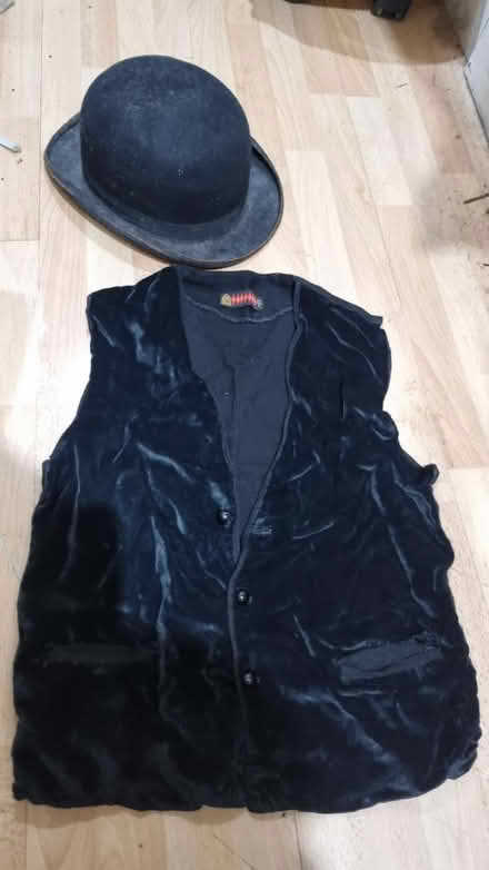 Photo of free Vintage Bowler Hat and waistcoat (Dorking) #1