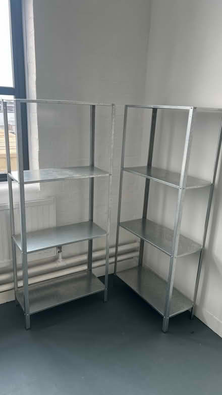 Photo of free Metal shelving units (North Acton, NW10 6TD) #1