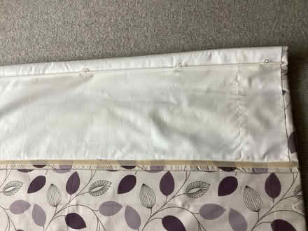 Photo of free 3 x Lilac patterned Roman blinds (Bidborough TN4) #2