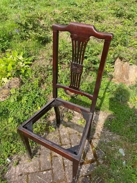 Photo of free Old Dining Chair - Edwardian? (Matfield) #4