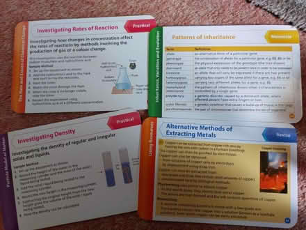 Photo of free Aqa GCSE high science flash cards (Worcester Park KT4) #3