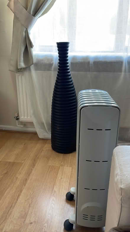 Photo of free IKEA Tall Display Vase Black H:36” D:12” (Furzton MK4) #1
