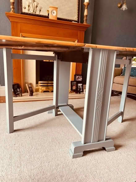 Photo of free Drop leaf dining table and 4 chairs (Oxton CH43) #2