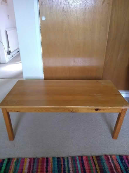 Photo of free Pine coffee table (Presteigne LD8) #1