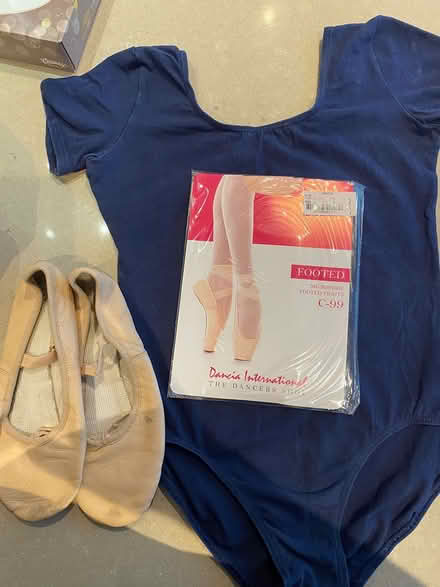 Photo of free Ballet leotard, tights and shoes (Epsom KT18) #1