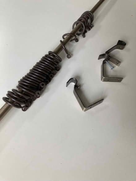 Photo of free Curtain pole brass effect (Darley Abbey DE22) #3
