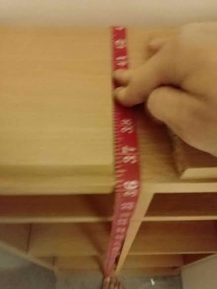 Photo of free Slim beech bookcase (Tonbridge) #3
