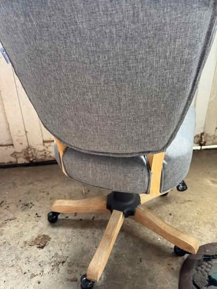 Photo of free Office swivel chair grey not used (Bromley) #4