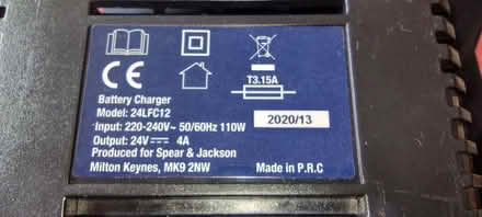 Photo of 24v Spear & Jackson Battery Charger (North Ascot SL5) #2