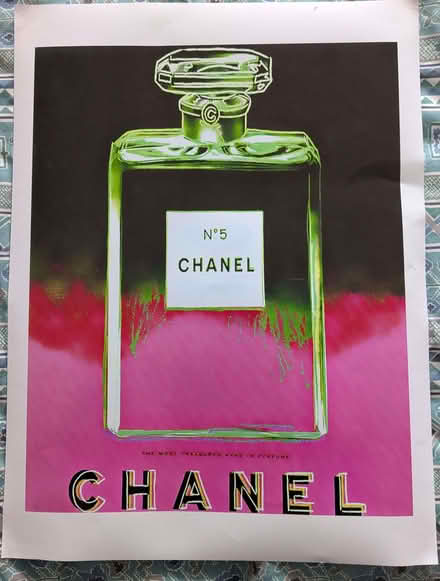 Photo of free Chanel pop art poster (Golden Triangle NR2) #1