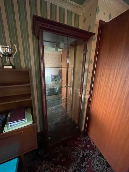 Photo of free Glass Display cabinet (Clayton West HD8) #1