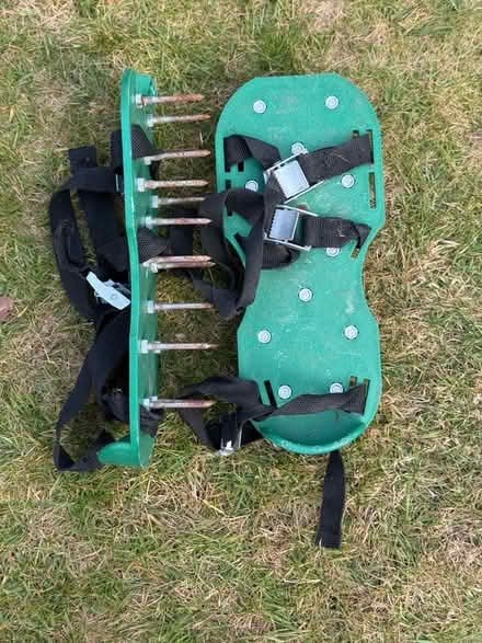 Photo of free Strap on lawn aerators (Berrylands, Surbiton) #1
