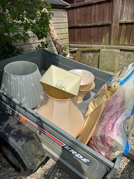 Photo of free Lampshades and fabric (Sherston SN16) #1