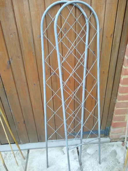 Photo of free 2 metal trellis ?4 foot high (Newtown RG1) #1