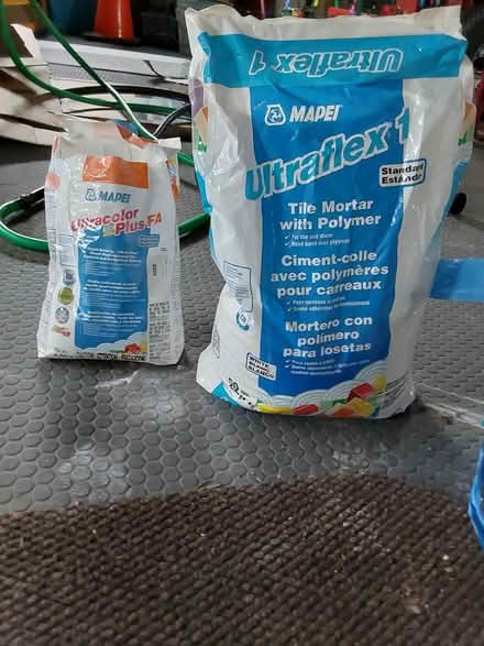 Photo of free Tiling grout and adhesive (Lancaster) #1
