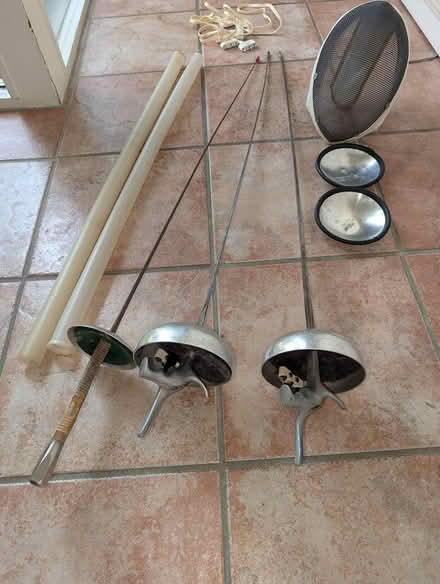 Photo of free Lefty Fencing epees & gear (Sunnyvale near Fremont & Mary) #2