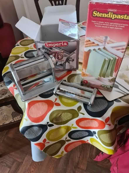 Photo of free Pasta machine and stand (Whitestake PR4) #1