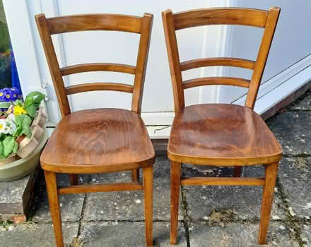 Photo of free 2 x Sturdy Dining Chairs (Hurstpierpoint BN6) #1