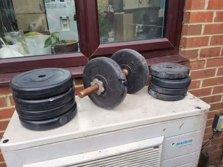 Photo of free Dumbells and weights (Wigmore HR6) #1