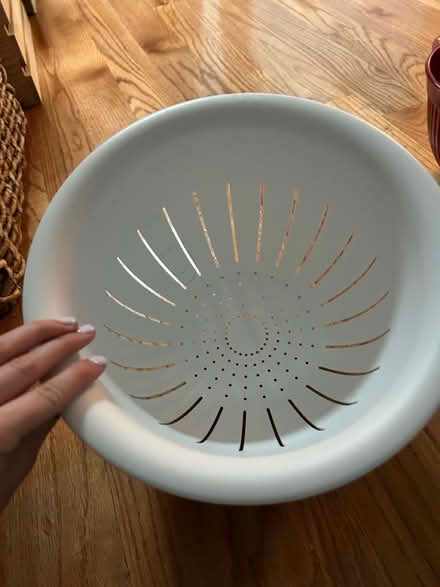 Photo of free Red Mixing Bowl & Colander (Chelsea) #3