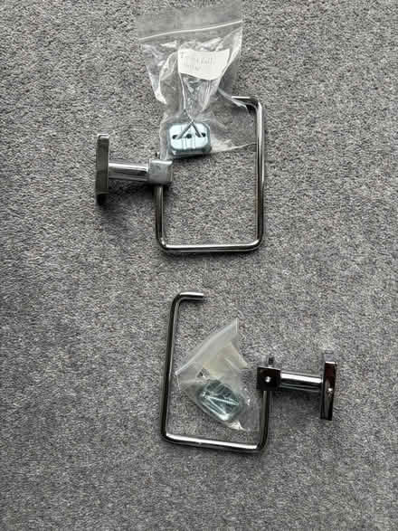 Photo of free 2 chrome toilet roll holders (Tavistock PL19) #1
