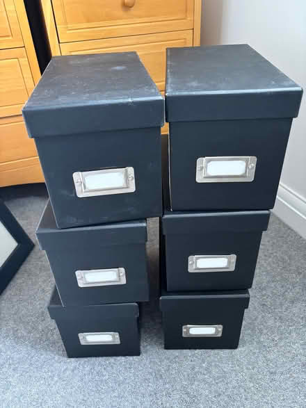 Photo of free 6 sturdy CD boxes (Tavistock PL19) #1