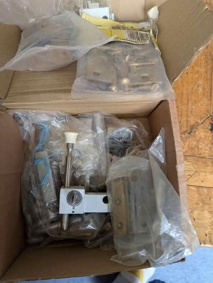 Photo of free Box of hinges door locks etc (Shepherds bush) #2