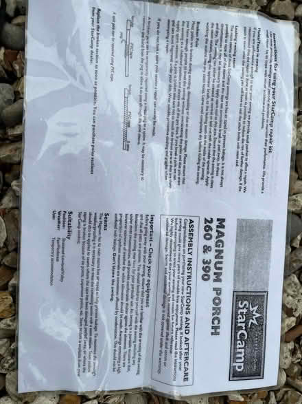 Photo of free StarCamp Caravan Awning (Peachcroft OX14) #2