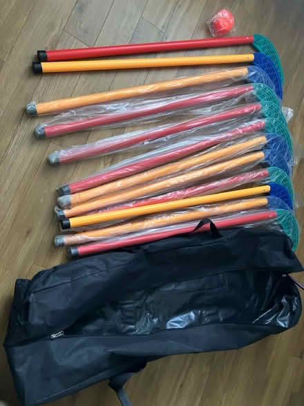 Photo of free Plastic hockey sticks and pucks (Bedminster BS3) #1