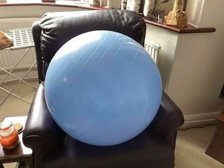 Photo of free Gym balance/exercise ball -inflated. (Banstead SM7) #1