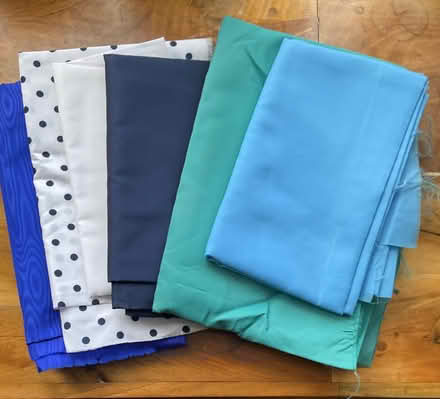 Photo of free Assorted lining,taffeta (Downhead Park MK15) #1
