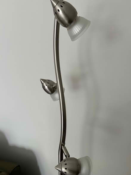 Photo of free Silver metal standing lamp (Whitehaven CA28) #2