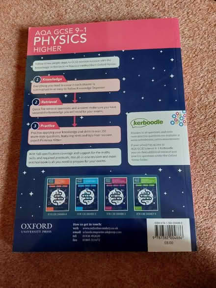 Photo of free Gcse aqa h physics revision book (Worcester Park KT4) #2