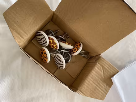 Photo of free Box of drawer knobs (Stoneleigh KT17) #1