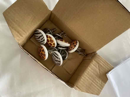 Photo of free Box of drawer knobs (Stoneleigh KT17) #1