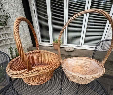 Photo of free 2 wicker baskets (Bourne End SL8) #1