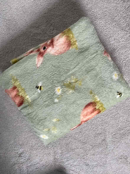 Photo of free Rabbit Fleece Blanket (Market Harborough) #1