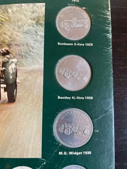 Photo of free Incomplete Historic cars coins (Hatch Warren RG22) #2